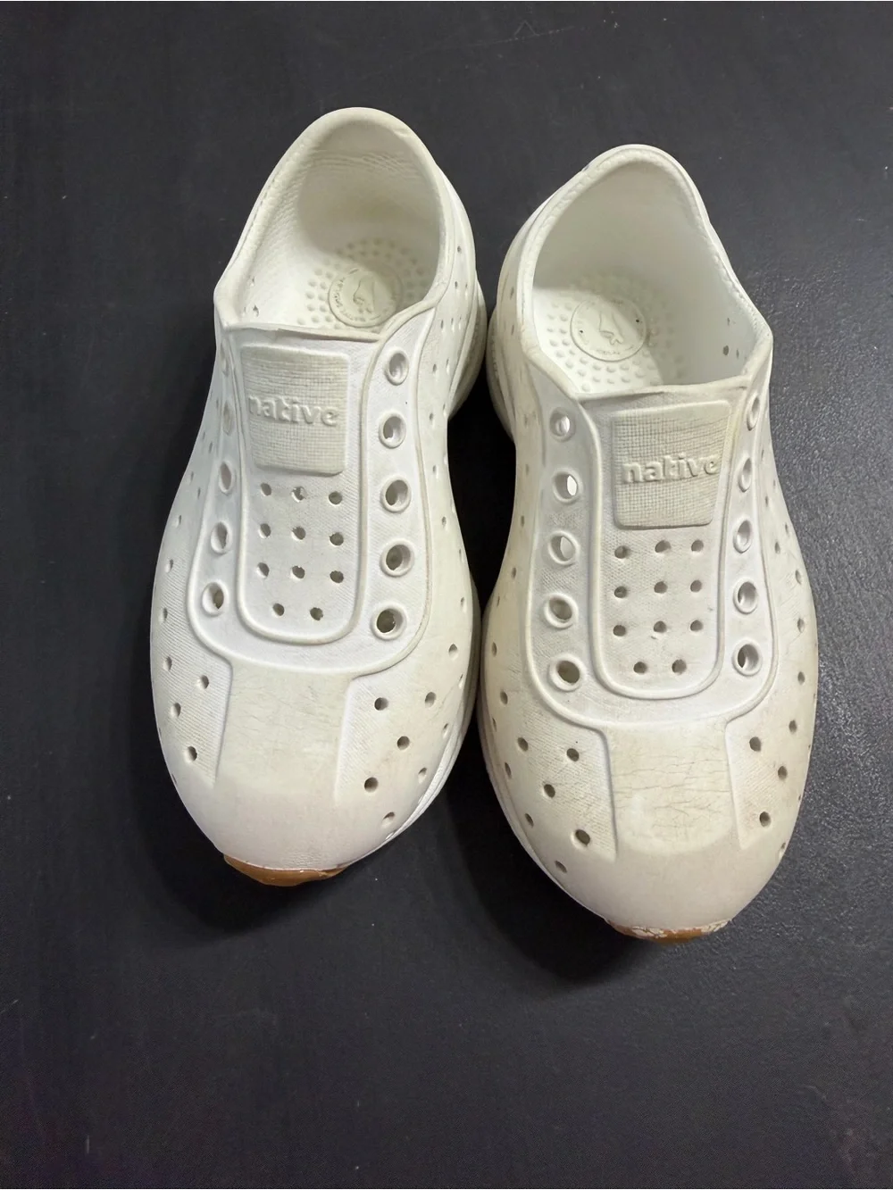 Native White Slip-On Jefferson Sugarlite Shoes